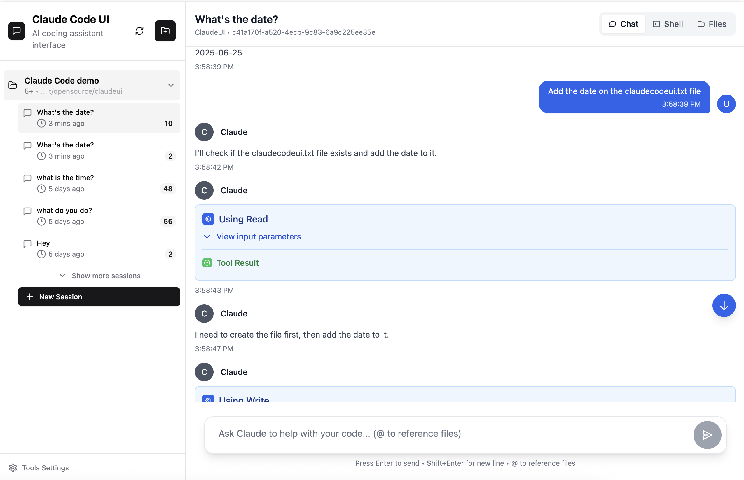 Claude Code UI Desktop Interface - Advanced AI Coding Tool